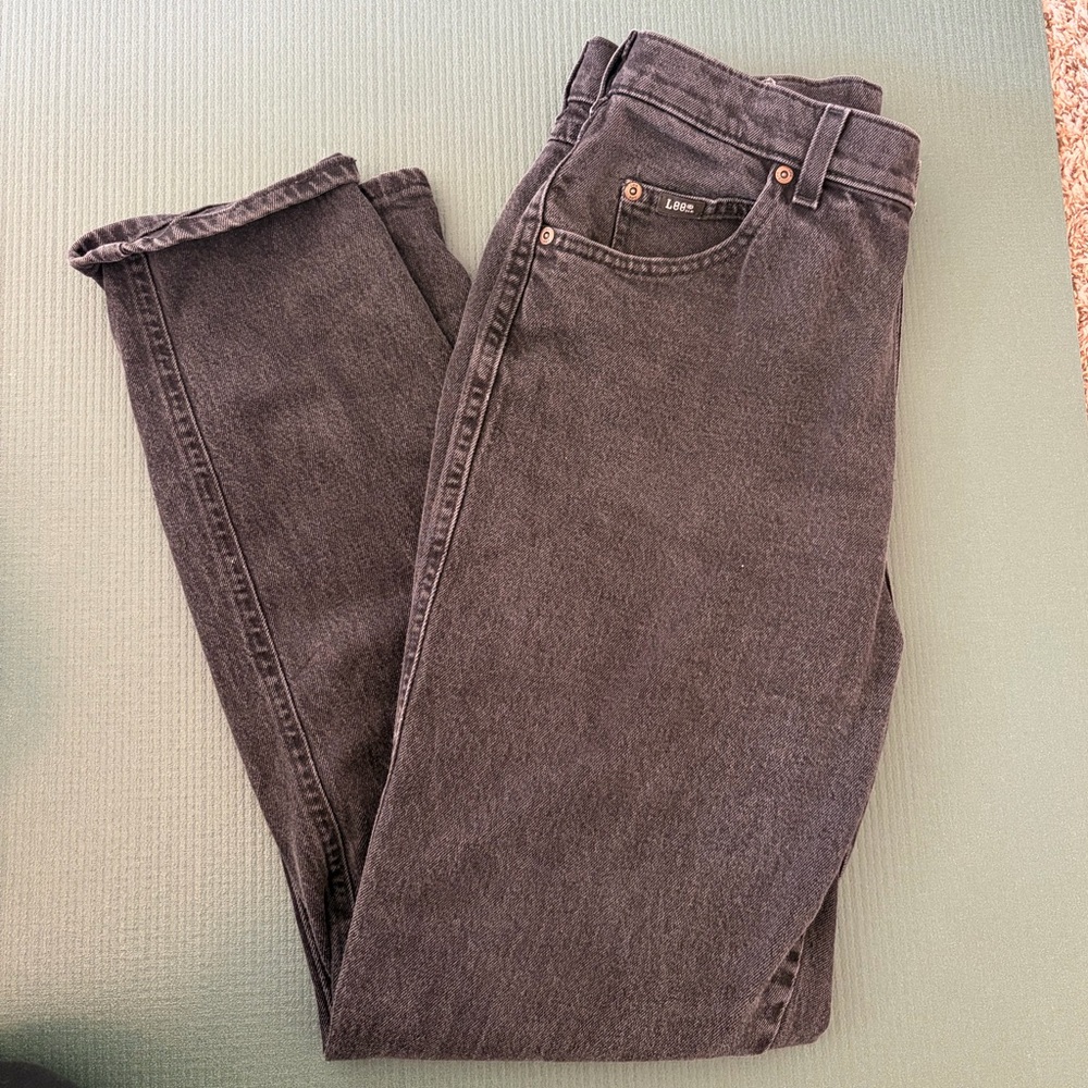 Lee Women’s Black Washed Jeans